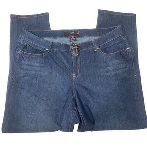 NWT Torrid Womens Curvy Skinny Denim Jeans 20S Blue Stretch Cotton Blend Mid-Ris